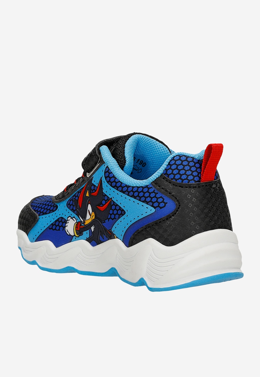 Niebiesko-czarne sneakersy Sonic ze świecącymi podeszwami BARTEK 87029-46 Widok 4