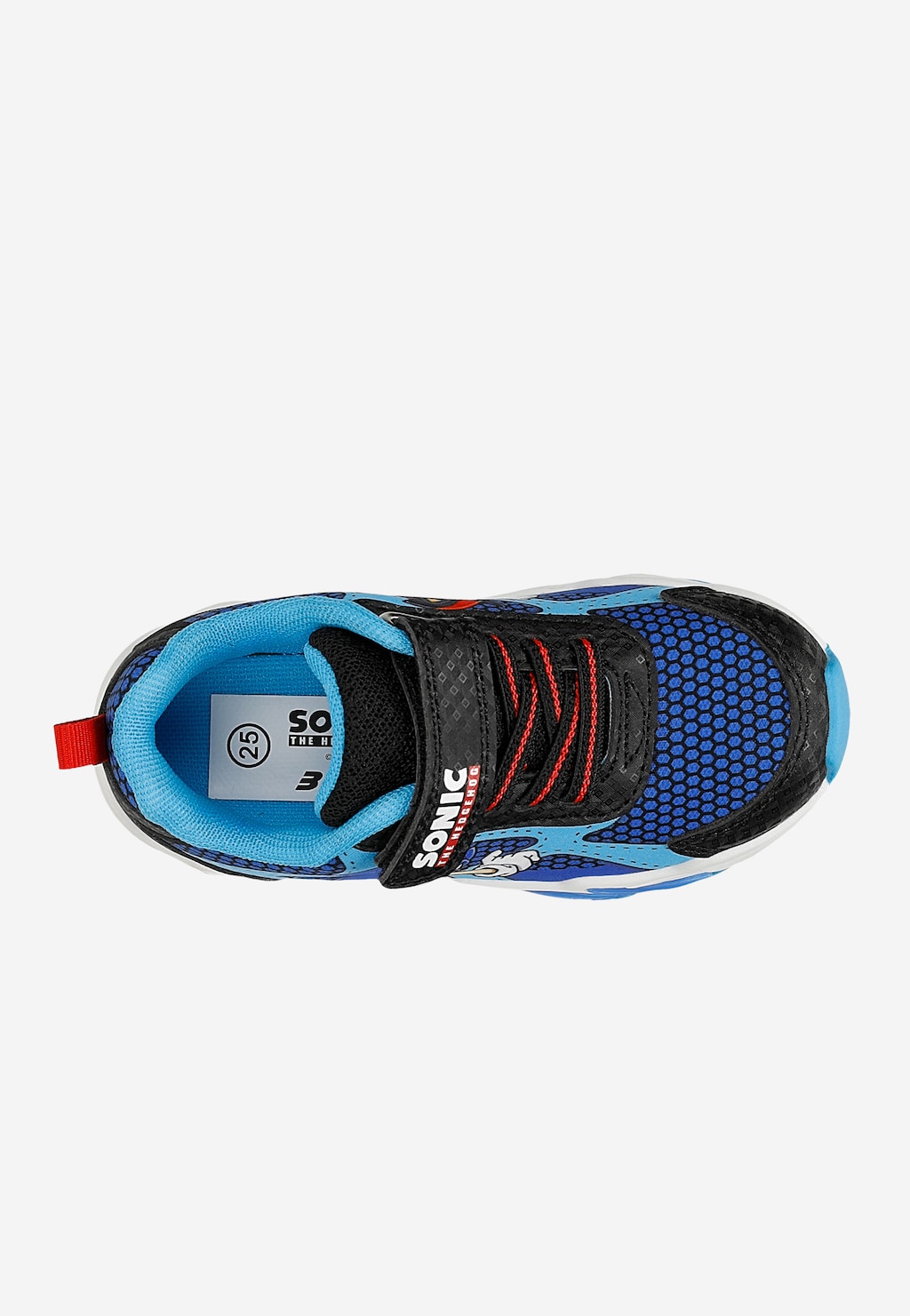 Niebiesko-czarne sneakersy Sonic ze świecącymi podeszwami BARTEK 87029-46 Widok 5