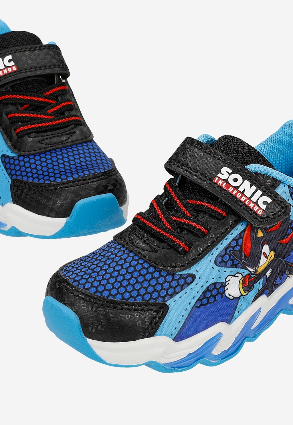 Niebiesko-czarne sneakersy Sonic ze świecącymi podeszwami BARTEK 87029-46 Widok 8