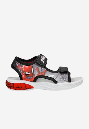 Czarno-czerwone sandały chłopięce Spider-man BARTEK 89007-11