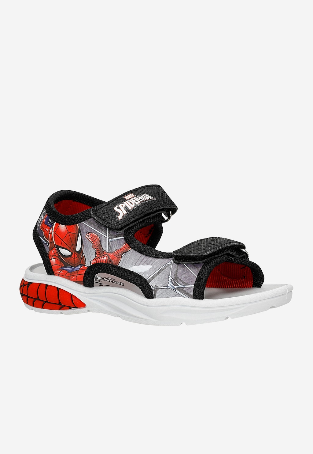 Czarno-czerwone sandały chłopięce Spider-man BARTEK 89007-11 Widok 2