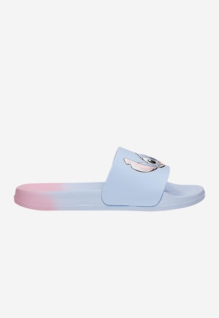Gumowe klapki ombre Stitch różowo-niebieskie BARTEK 85202-16