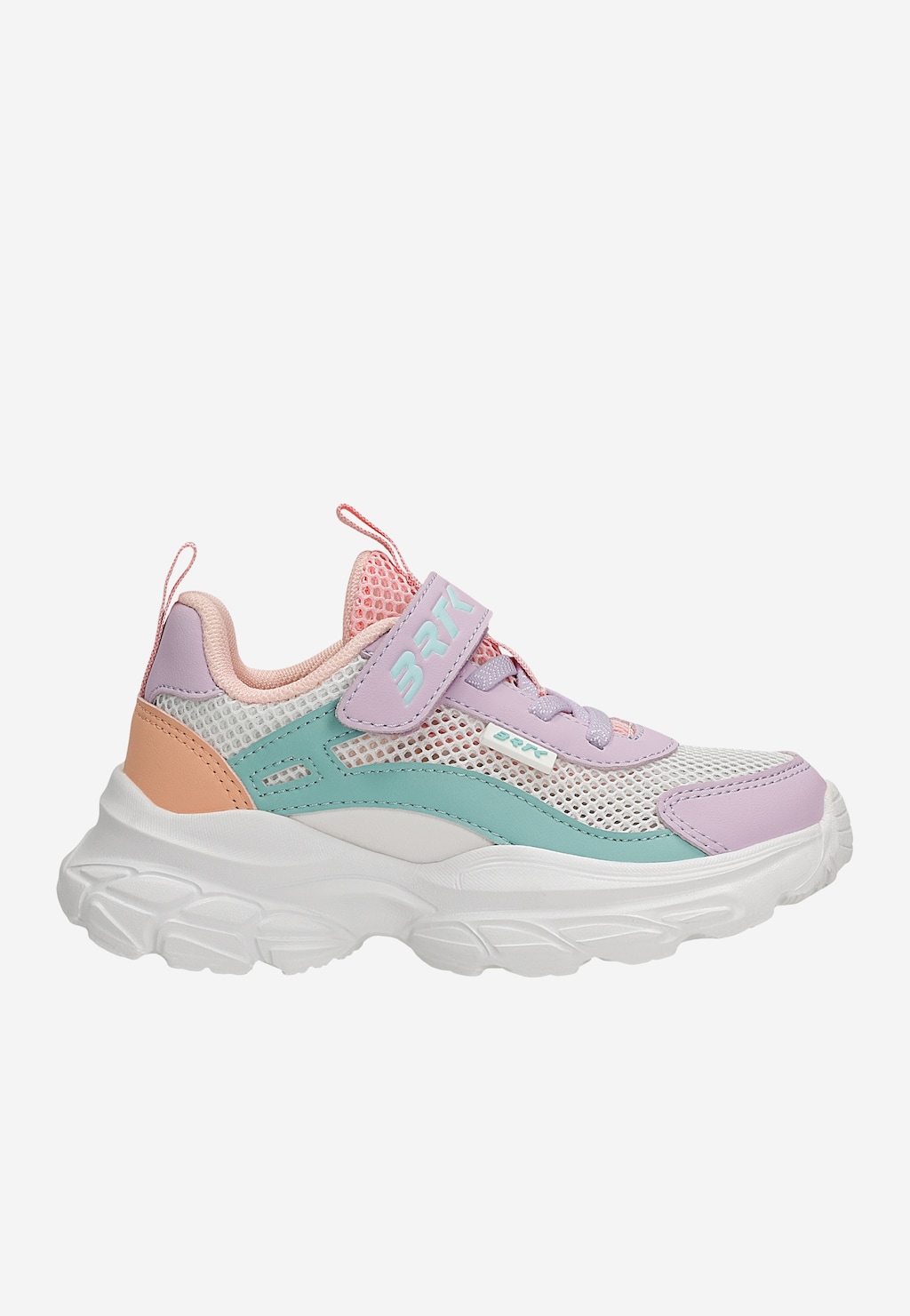 Kolorowe sneakersy dla dziewczynki na masywnej podeszwie BARTEK 87008-16 Widok 2