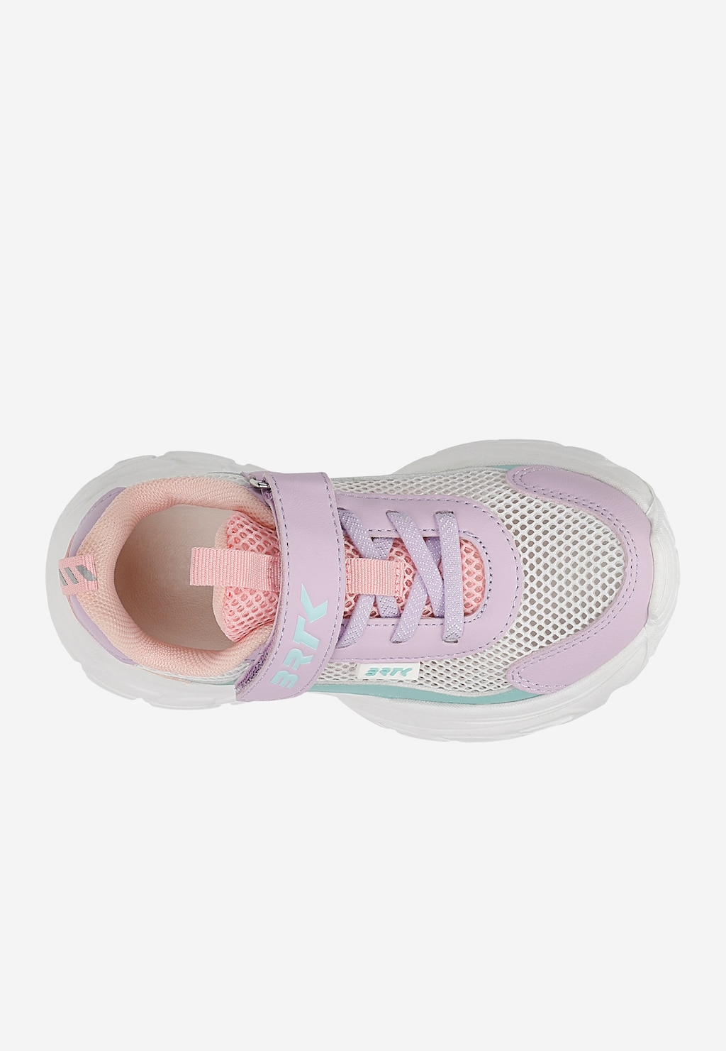 Kolorowe sneakersy dla dziewczynki na masywnej podeszwie BARTEK 87008-16 Widok 5