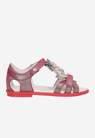 Sandały BARTEK 16182042, dla dziewcząt, różowy