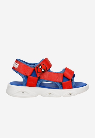 Sandały chłopięce Spider-man ze świecącą podeszwą BARTEK 89006-45