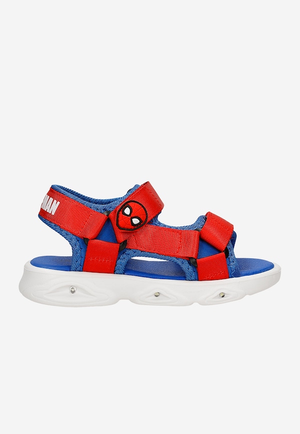 Sandały chłopięce Spider-man ze świecącą podeszwą BARTEK 89006-45