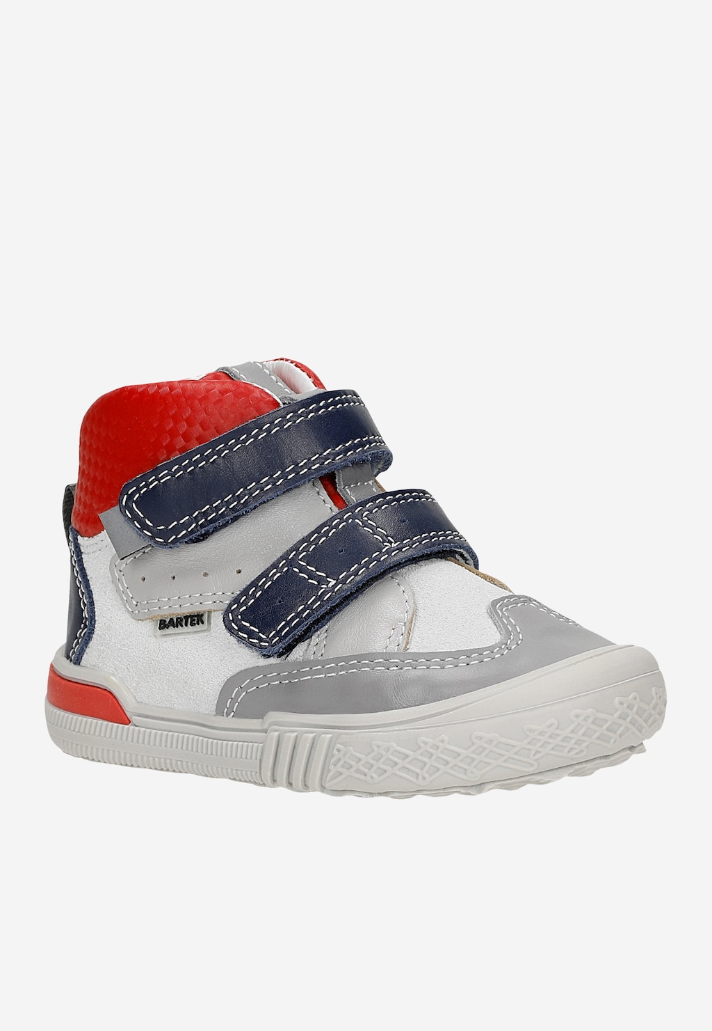 Sneakers BARTEK 21704-035, dla chłopców, biało-granatowy Widok 2