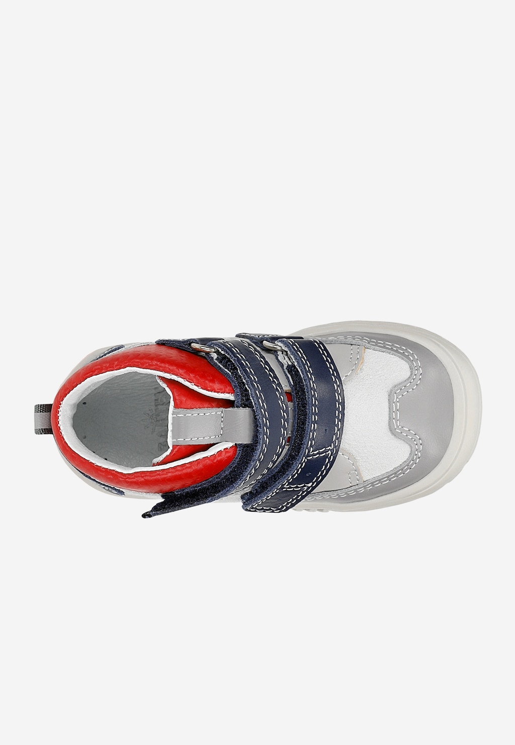 Sneakers BARTEK 21704-035, dla chłopców, biało-granatowy Widok 4
