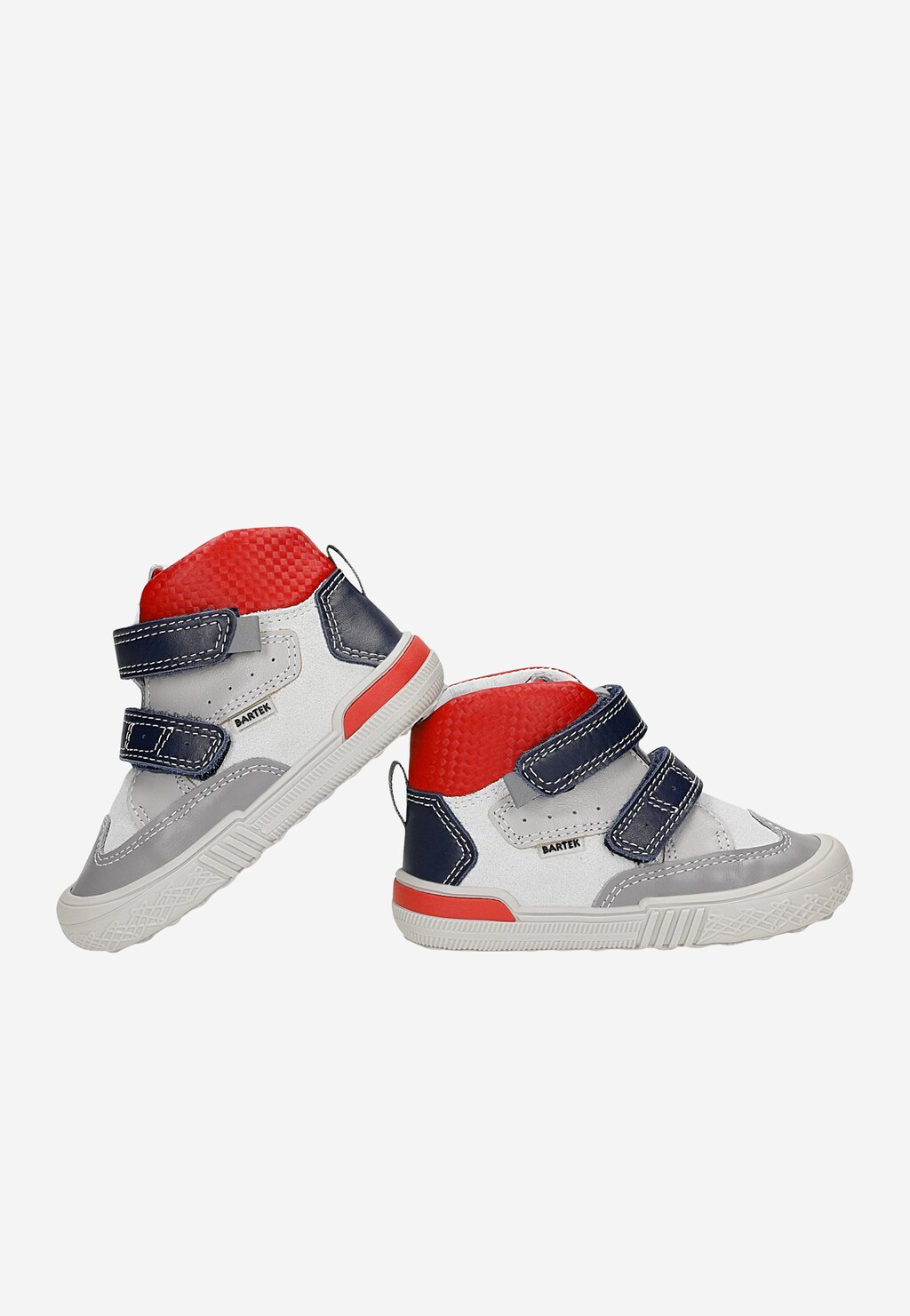 Sneakers BARTEK 21704-035, dla chłopców, biało-granatowy Widok 6