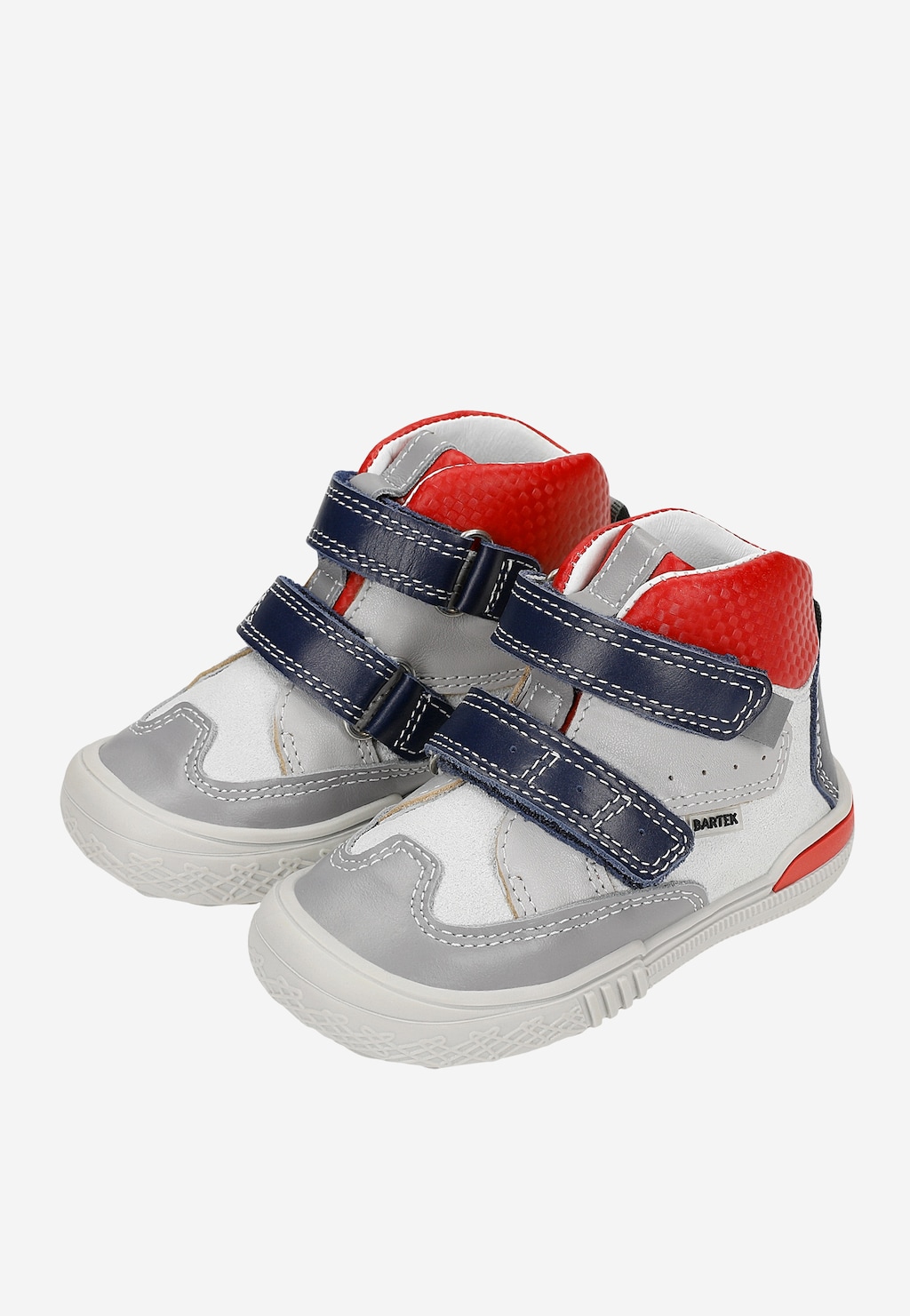 Sneakers BARTEK 21704-035, dla chłopców, biało-granatowy Widok 7