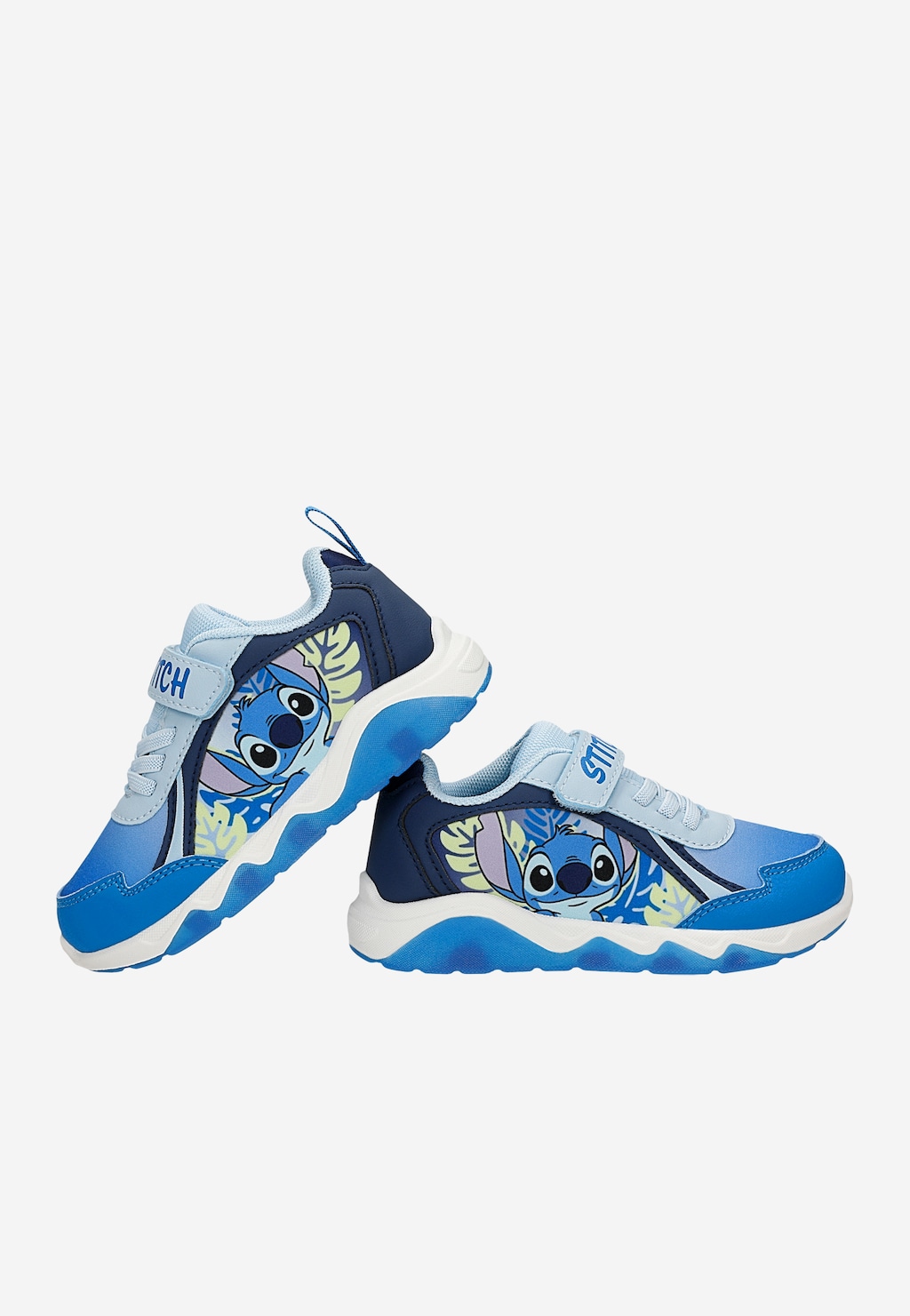 Niebieskie sneakersy Stitch ze świecącą podeszwą BARTEK 87040-46 Widok 6