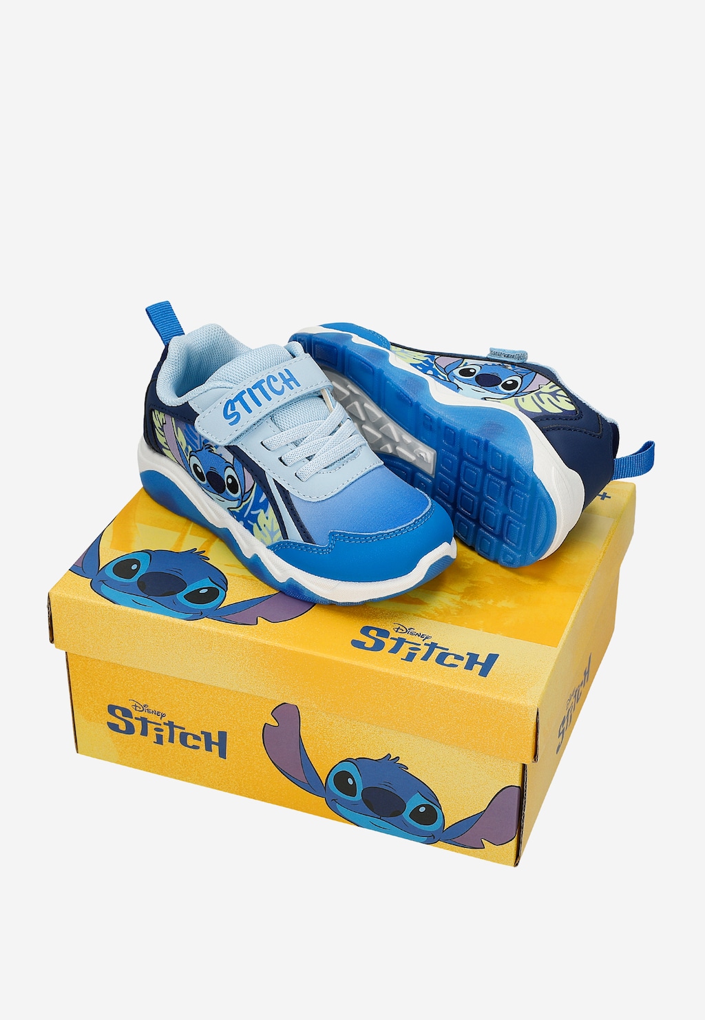 Niebieskie sneakersy Stitch ze świecącą podeszwą BARTEK 87040-46 Widok 8