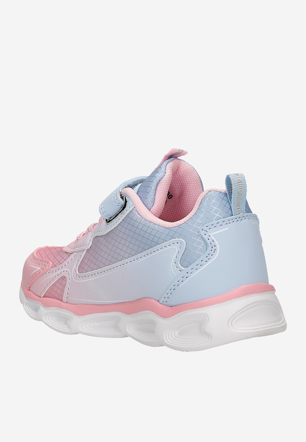 Niebiesko-różowe sneakersy Stitch ze świecącą podeszwą BARTEK 87038-15 Widok 4