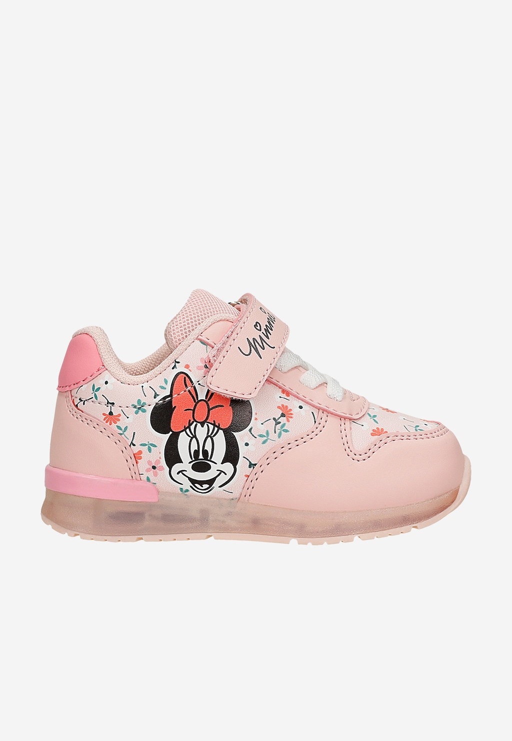 Różowe sneakersy Minnie Mouse ze świecącą podeszwą BARTEK 87027-15 Widok 2