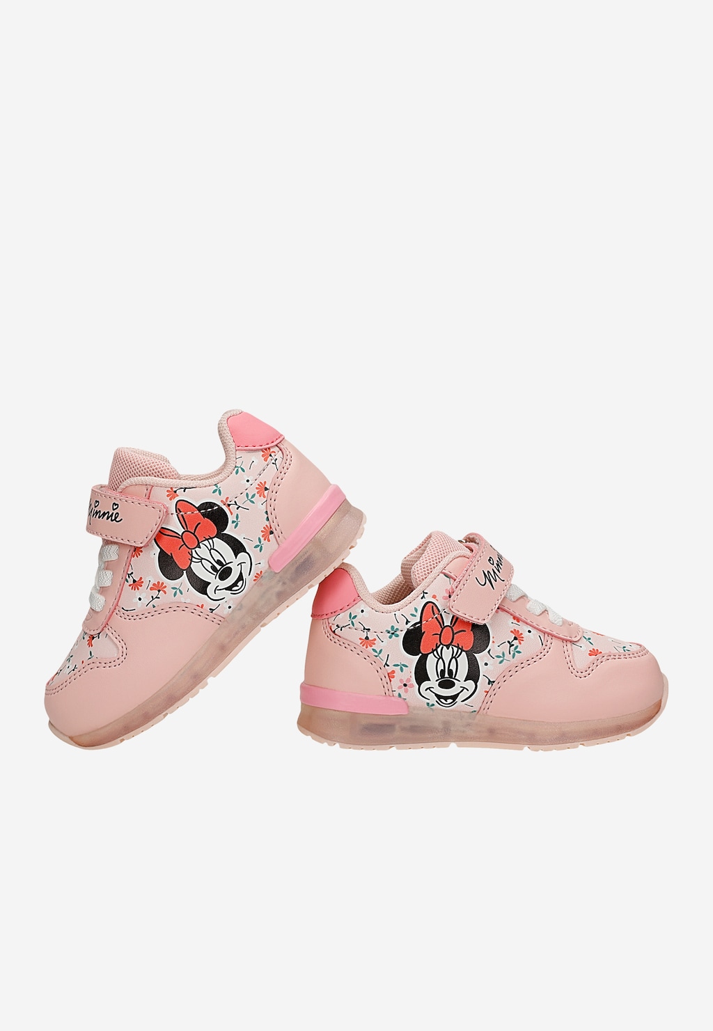 Różowe sneakersy Minnie Mouse ze świecącą podeszwą BARTEK 87027-15 Widok 7