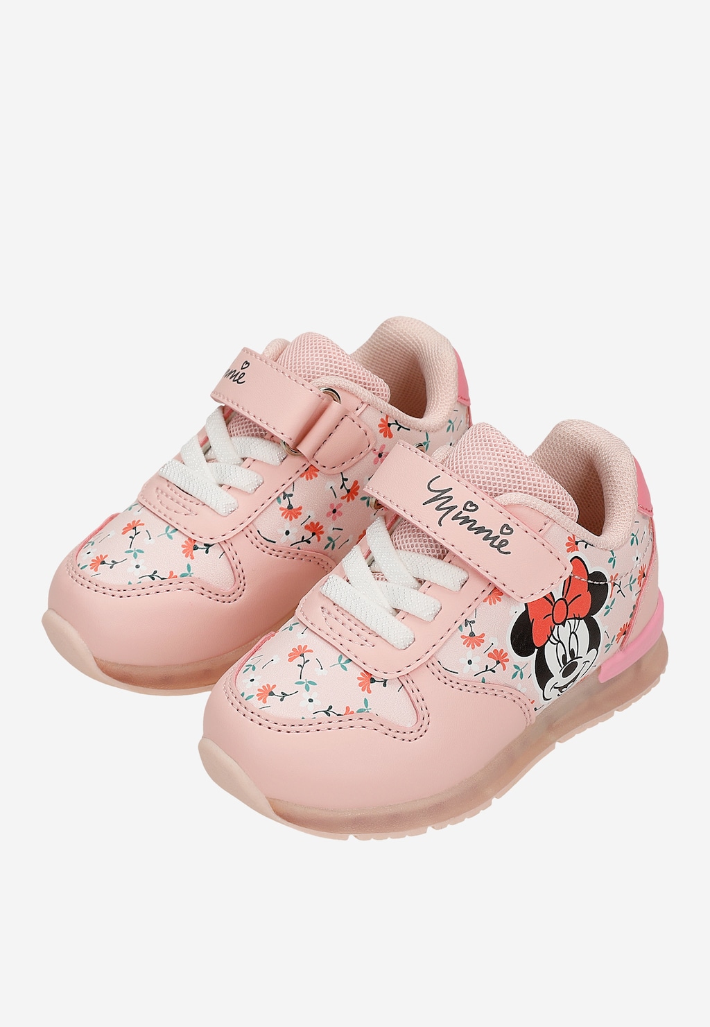 Różowe sneakersy Minnie Mouse ze świecącą podeszwą BARTEK 87027-15 Widok 9