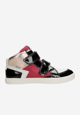 Sneakers BARTEK 27414-023, dla dziewcząt, biało-czarny