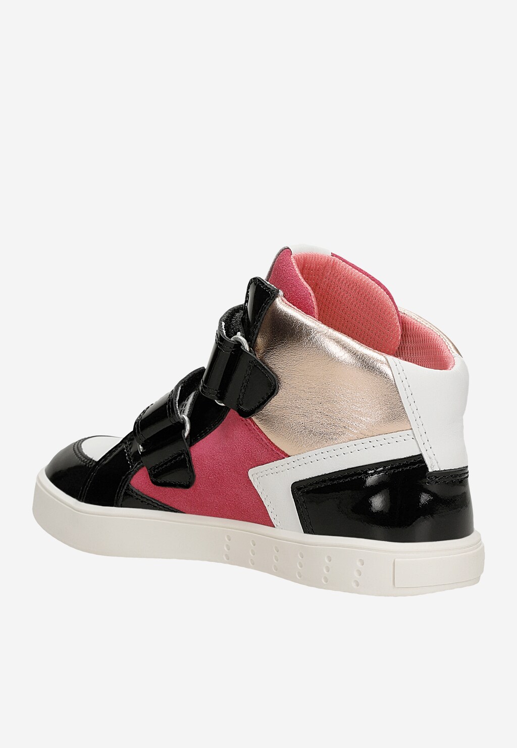 Sneakers BARTEK 27414-023, dla dziewcząt, biało-czarny Widok 3
