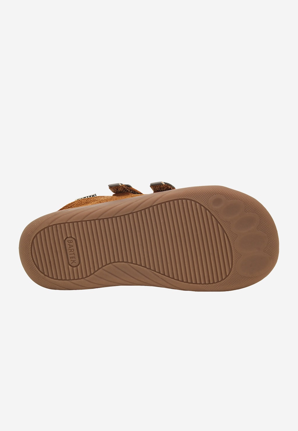 Jasnobrązowe niskie barefooty BARTEK 86003-63 Widok 6