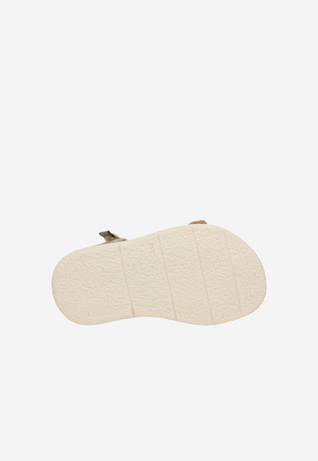 Złote sandałki dziecięce na rzepy, skórzane BARTEK 11042308 Widok 5