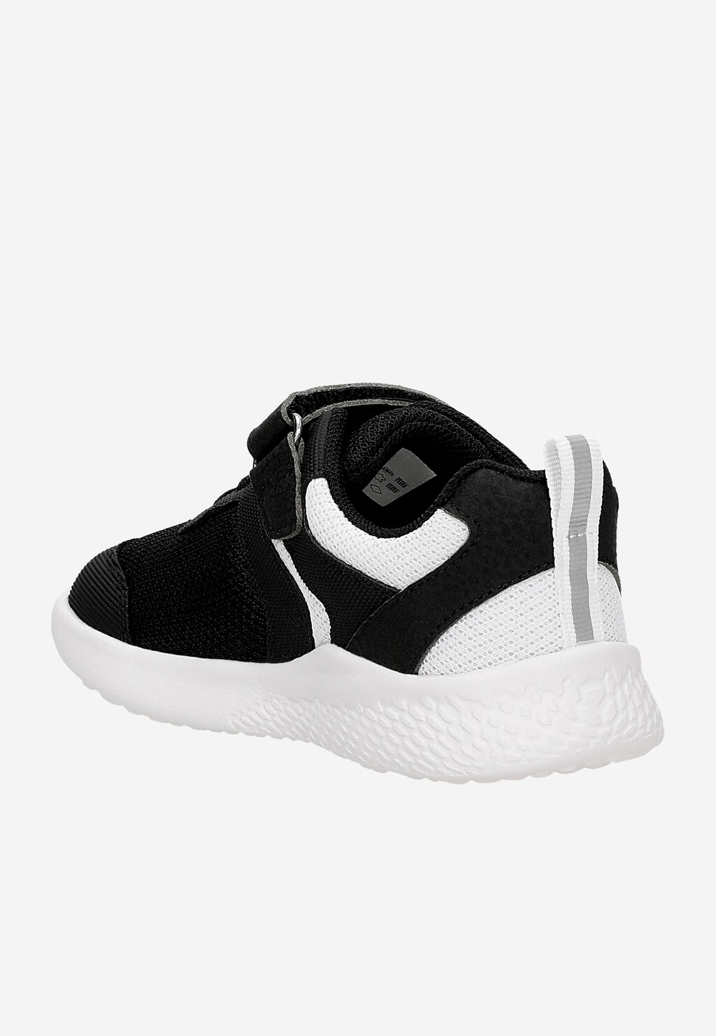 Czarne sneakersy dziecięce z białymi wstawkami BARTEK 87003-10 Widok 3