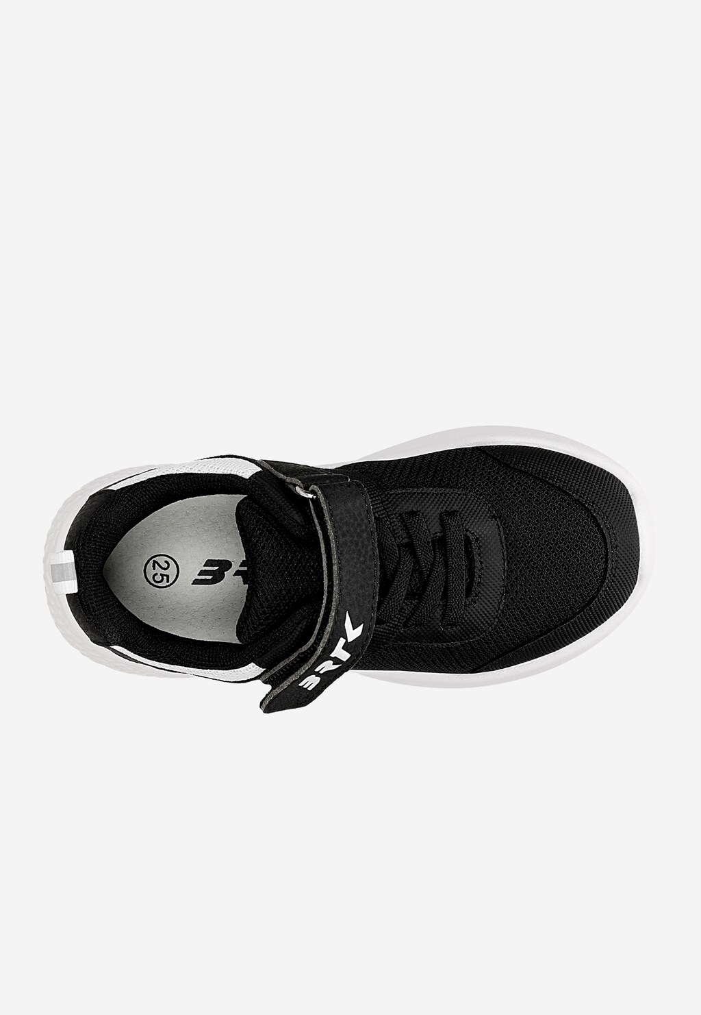 Czarne sneakersy dziecięce z białymi wstawkami BARTEK 87003-10 Widok 4
