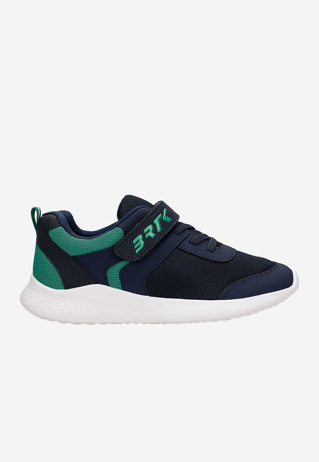 Granatowe sneakersy dziecięce z zielonymi wstawkami BARTEK 87003-17 Widok 1