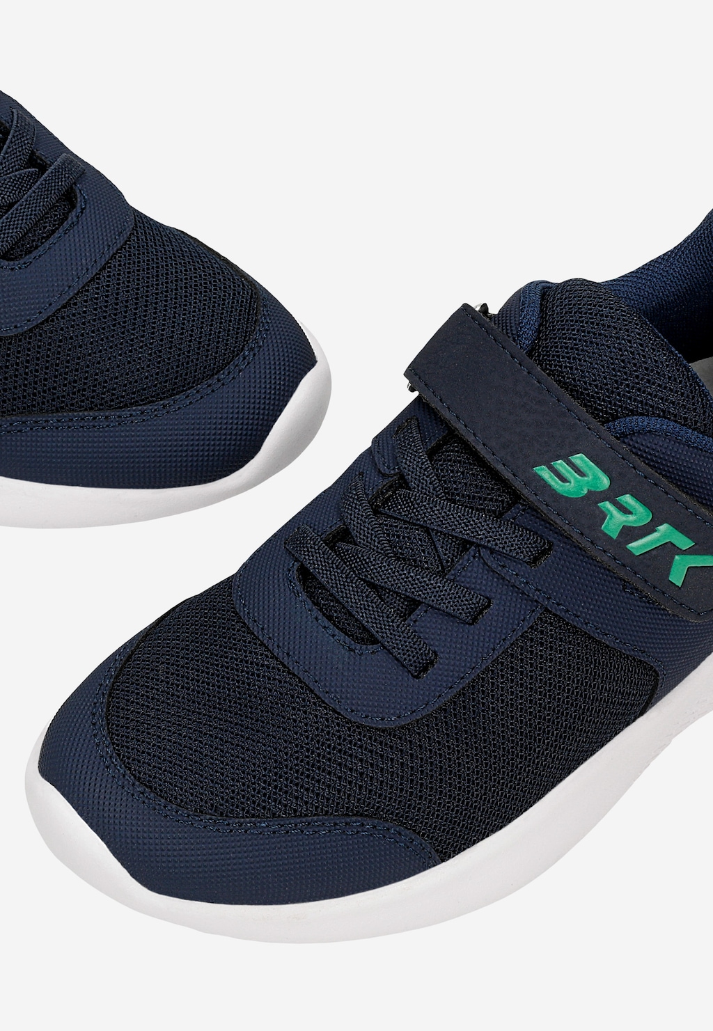 Granatowe sneakersy dziecięce z zielonymi wstawkami BARTEK 87003-17 Widok 7