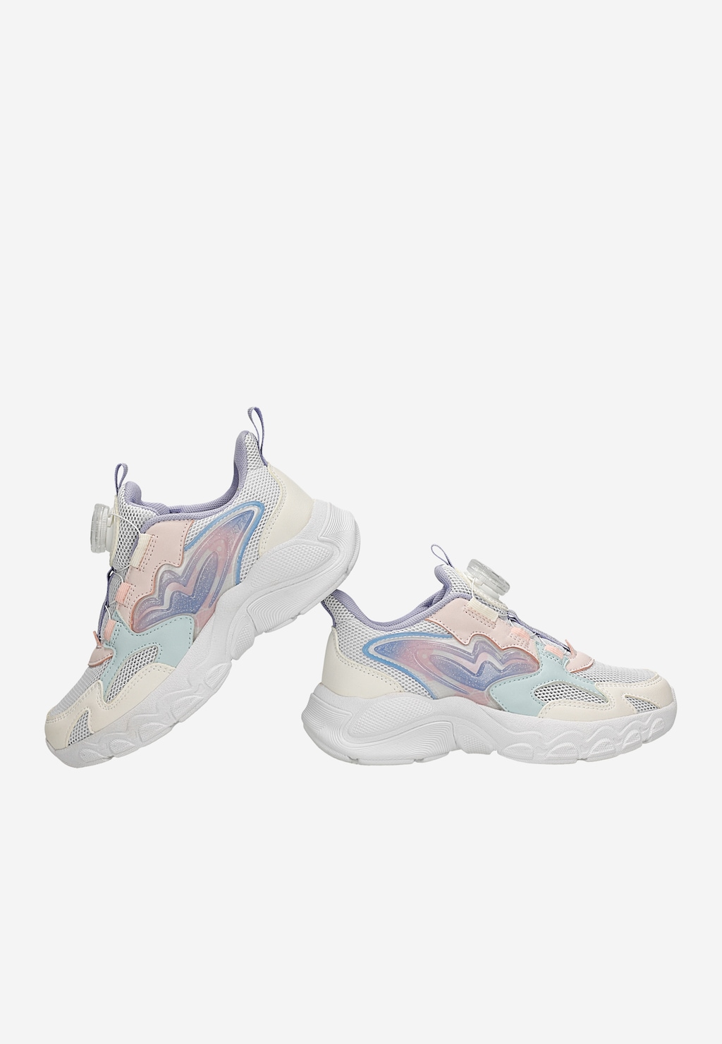 Pastelowe dziewczęce sneakersy z zapięciem na pokrętło BARTEK 87018-17 Widok 6