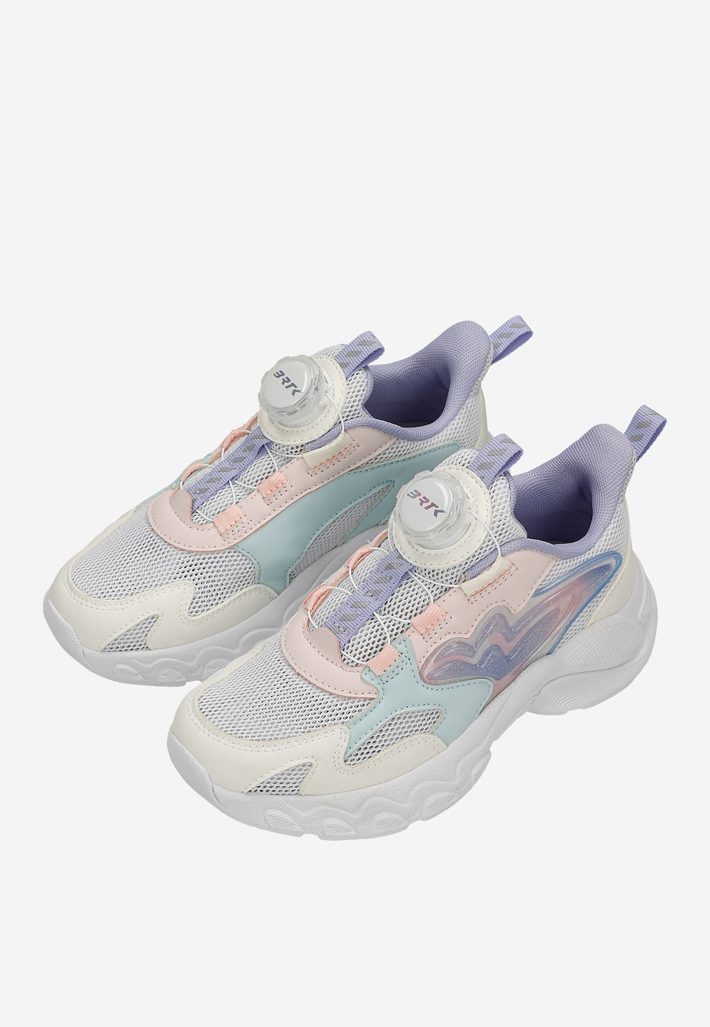 Pastelowe dziewczęce sneakersy z zapięciem na pokrętło BARTEK 87018-17 Widok 7