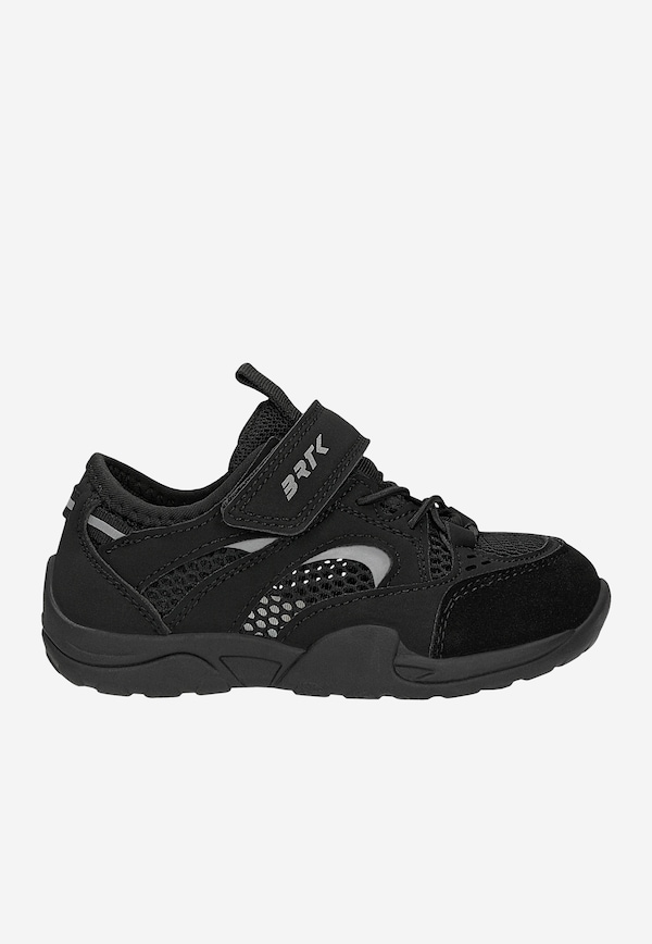 Czarne sneakersy barefoot z elastycznymi sznurowadłami BARTEK 87023-11