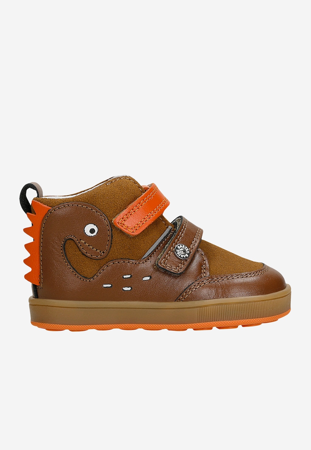 Brązowe trzewiki Mini First Steps z dinozaurem BARTEK 136340-01 Widok 1