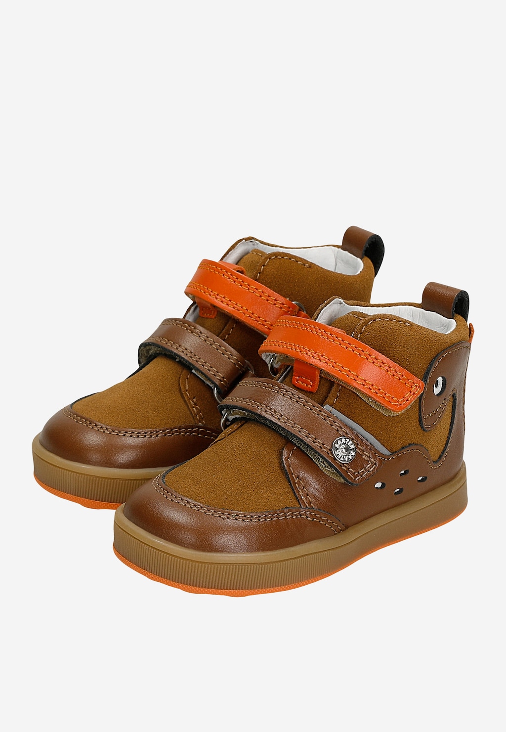 Brązowe trzewiki Mini First Steps z dinozaurem BARTEK 136340-01 Widok 6
