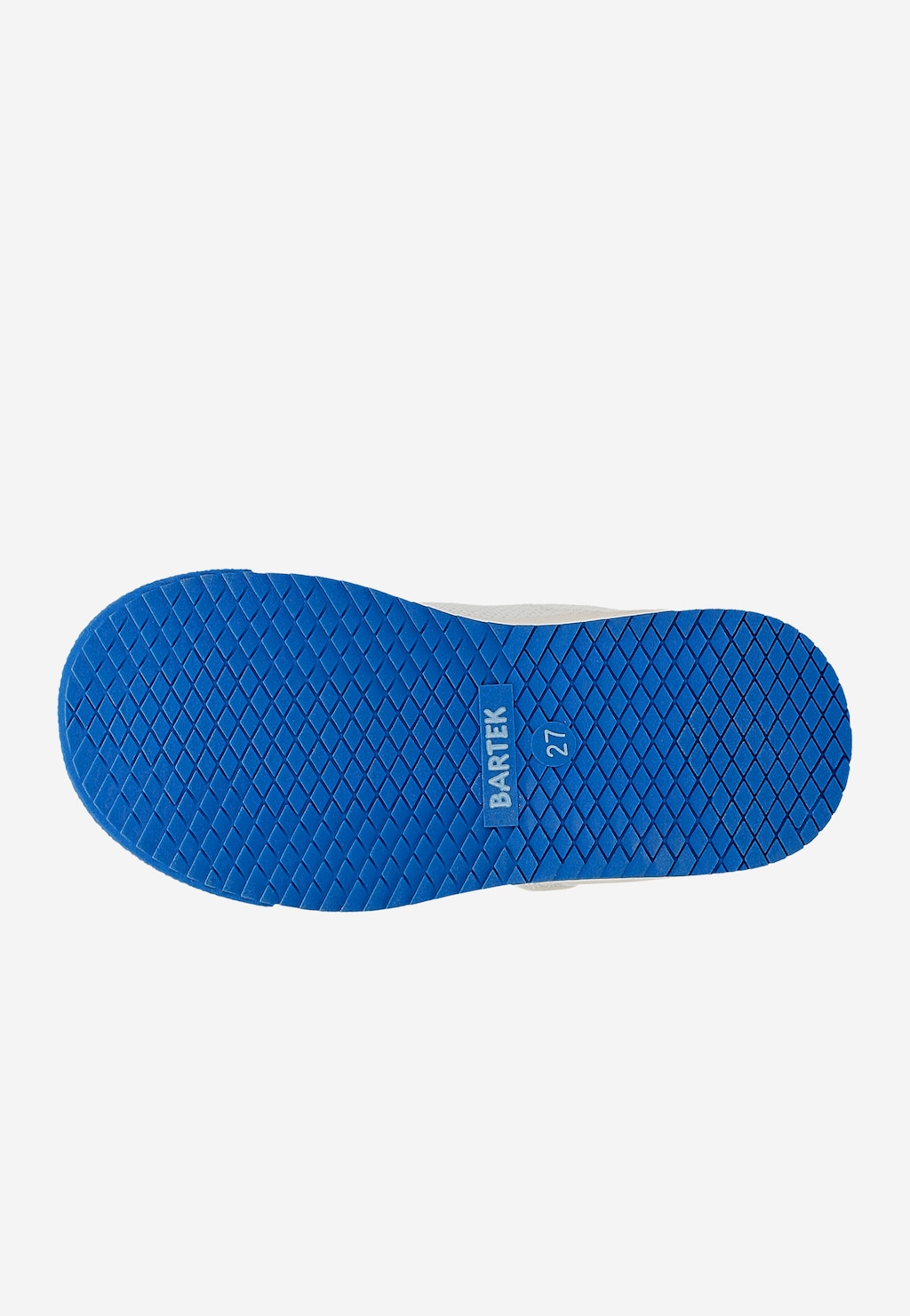 Biało-niebieskie sneakersy BARTEK 87012-16 Widok 6
