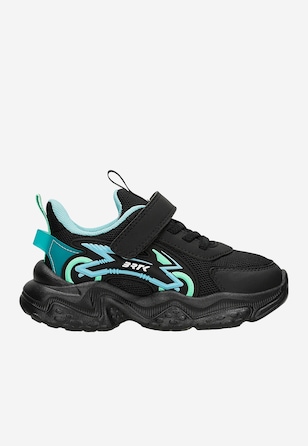 Sportowe sneakersy chłopięce z siateczkową cholewką i futurystycznymi detalami BARTEK 87022-17