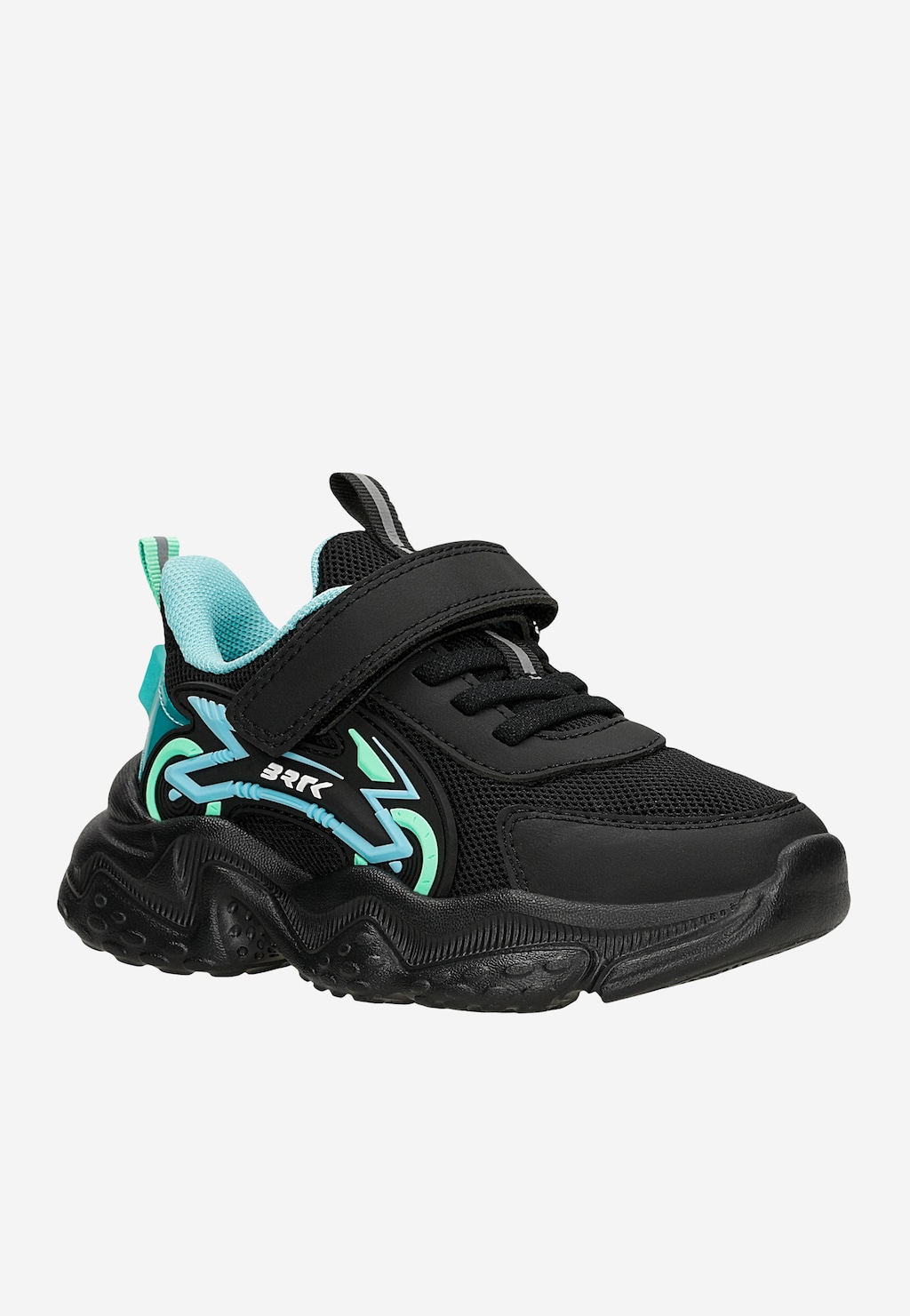 Sportowe sneakersy chłopięce z siateczkową cholewką i futurystycznymi detalami BARTEK 87022-17 Widok 3