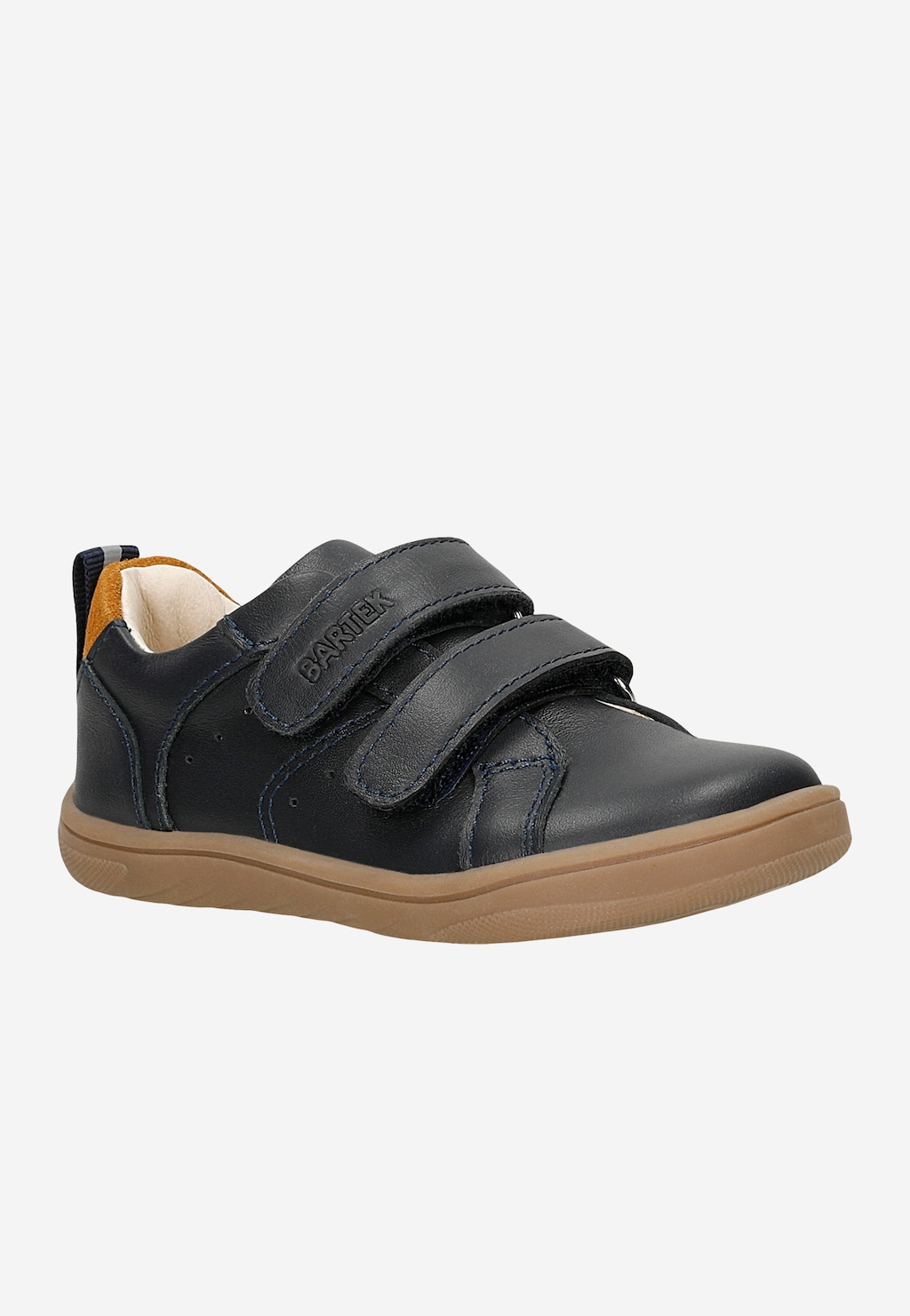 Granatowe skórzane półbuty barefoot BARTEK 86325-76 Widok 2