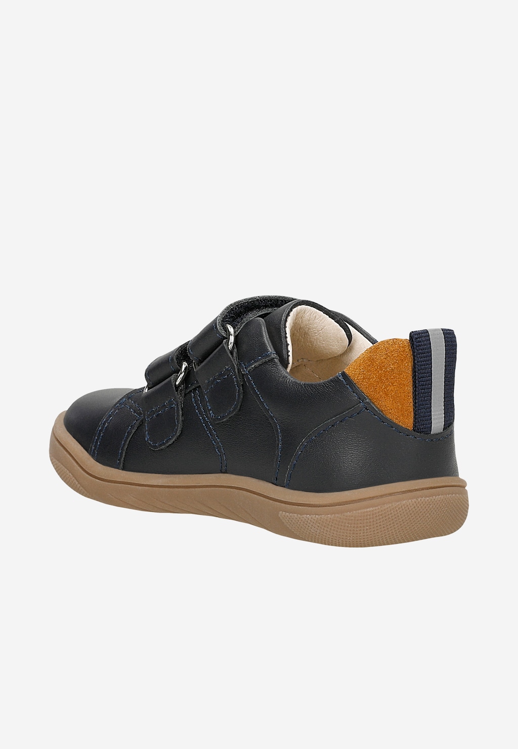 Granatowe skórzane półbuty barefoot BARTEK 86325-76 Widok 3