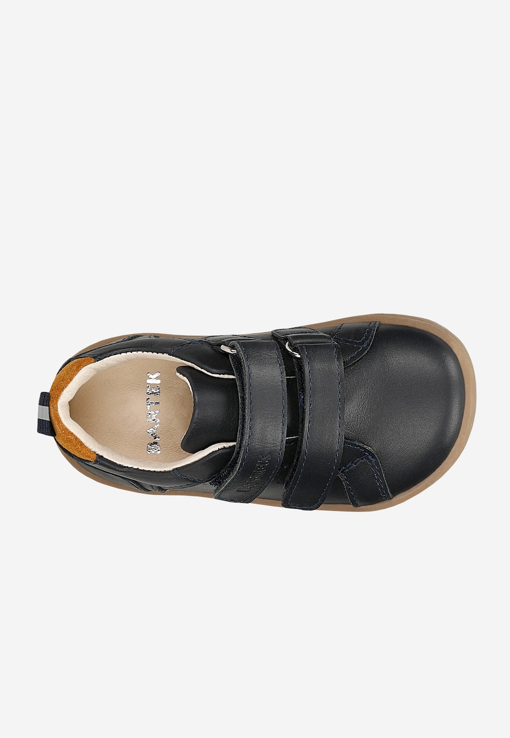 Granatowe skórzane półbuty barefoot BARTEK 86325-76 Widok 4