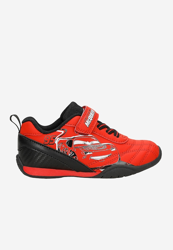 Czerwono-czarne sneakersy z postacią z bajki AUTA BARTEK 87067-15