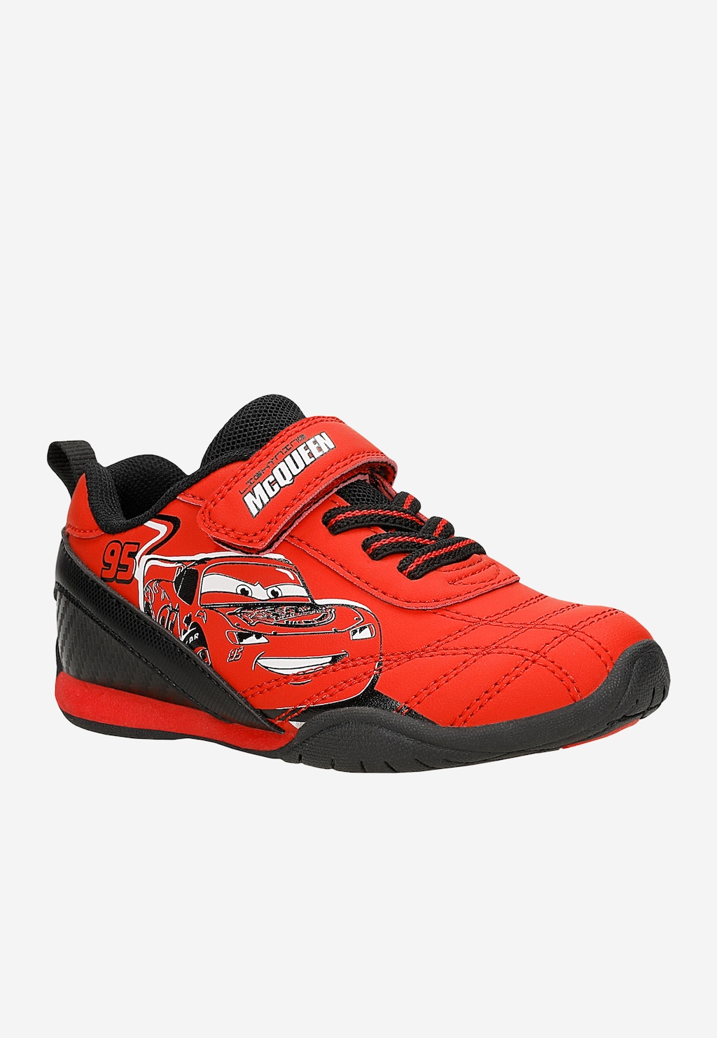 Czerwono-czarne sneakersy z postacią z bajki AUTA BARTEK 87067-15 Widok 3