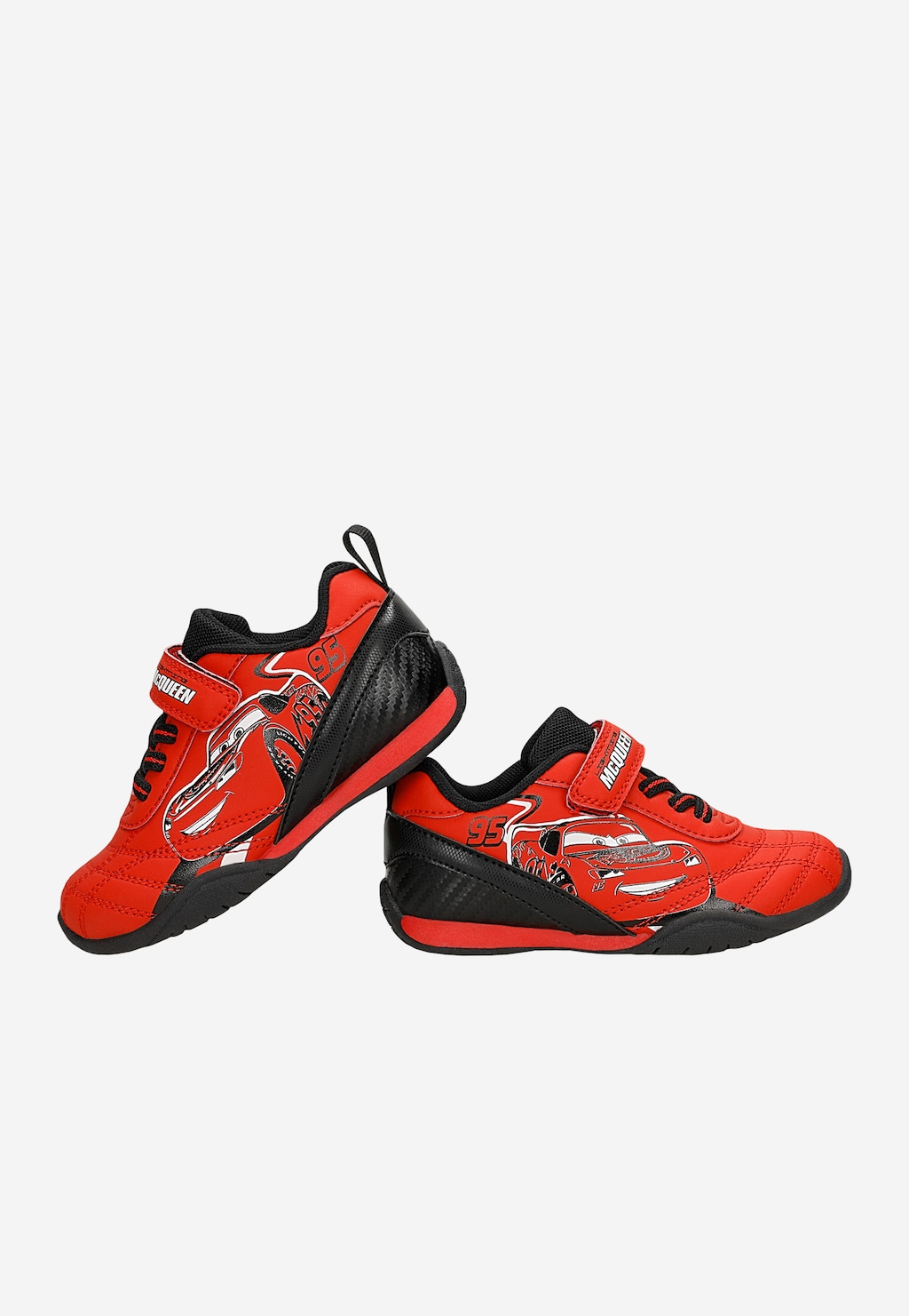 Czerwono-czarne sneakersy z postacią z bajki AUTA BARTEK 87067-15 Widok 7