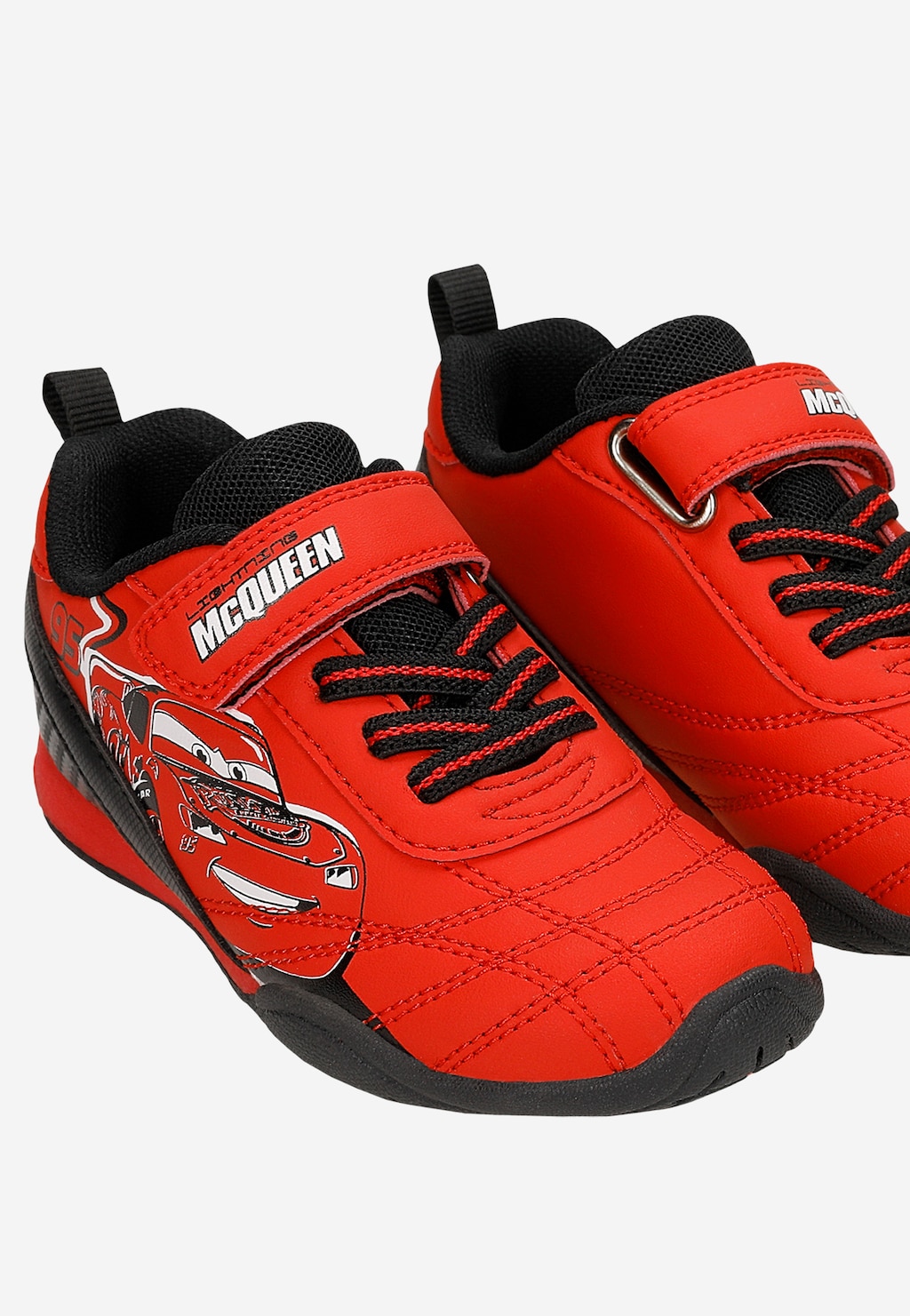 Czerwono-czarne sneakersy z postacią z bajki AUTA BARTEK 87067-15 Widok 8