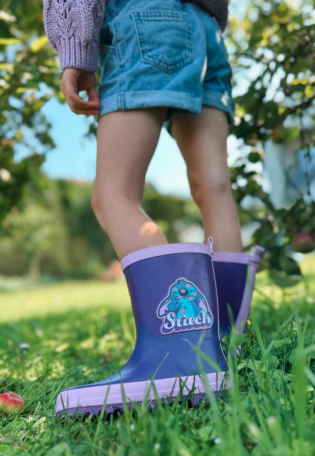 Fioletowe kalosze dziewczęce Stitch BARTEK 86700-16 Widok 1