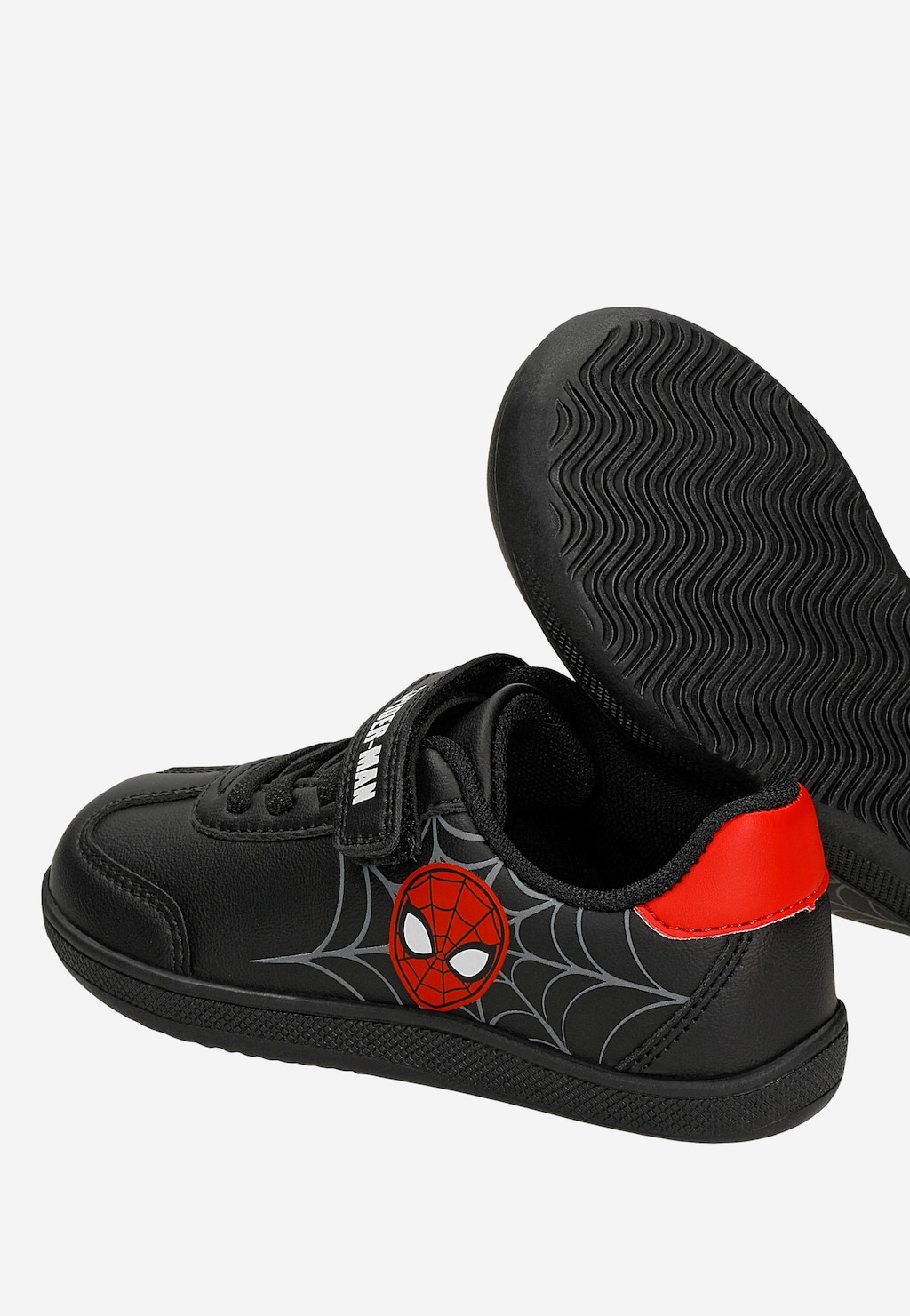 Czarne trampki Spider-man z czerwonymi wstawkami BARTEK 87070-11 Widok 8