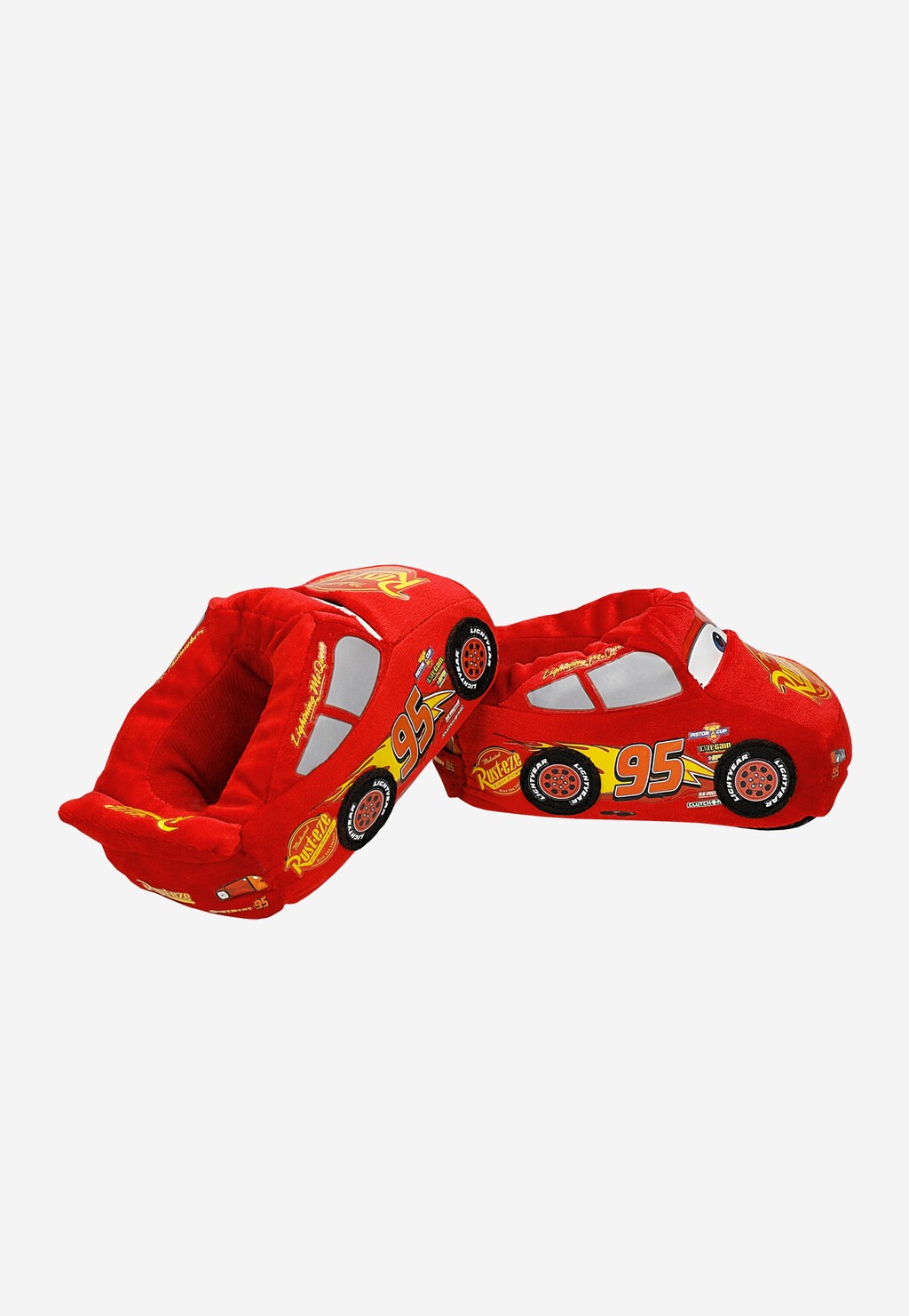 Dziecięce czerwone kapcie z motywem CARS zygzak mcqueen Widok 5