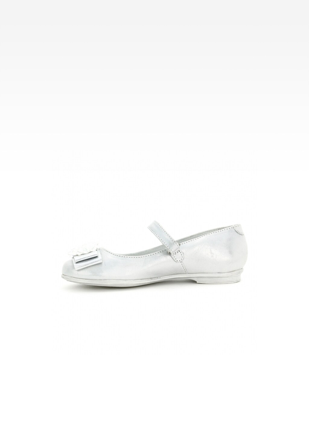 Czółenka BARTEK T-55456/SZ/18H, dla dziewcząt, srebrny Widok 4