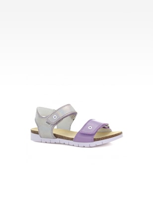 Sandały BARTEK W-76183/75C, dla dziewcząt, szaro-fioletowy
