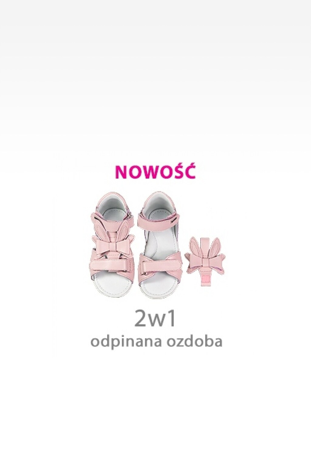 Sandały BARTEK W-51064/NPW, dla dziewcząt, biały Widok 1